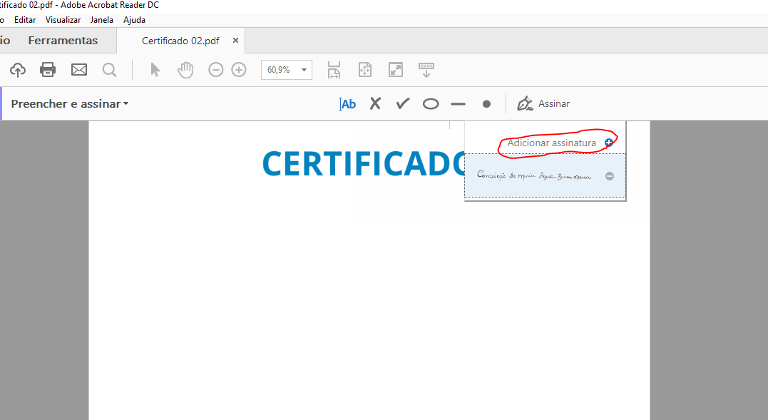 Adicionar Assinatura Digital Nos Certificados Central De Ajuda 8973