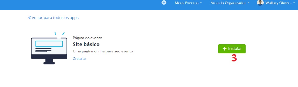 EEVENTOS - Pagina Site