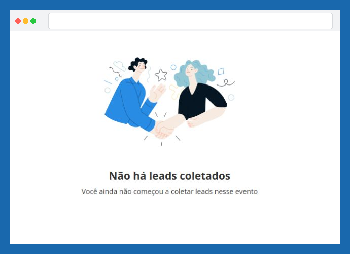 Área de leads sem contatos coletados
