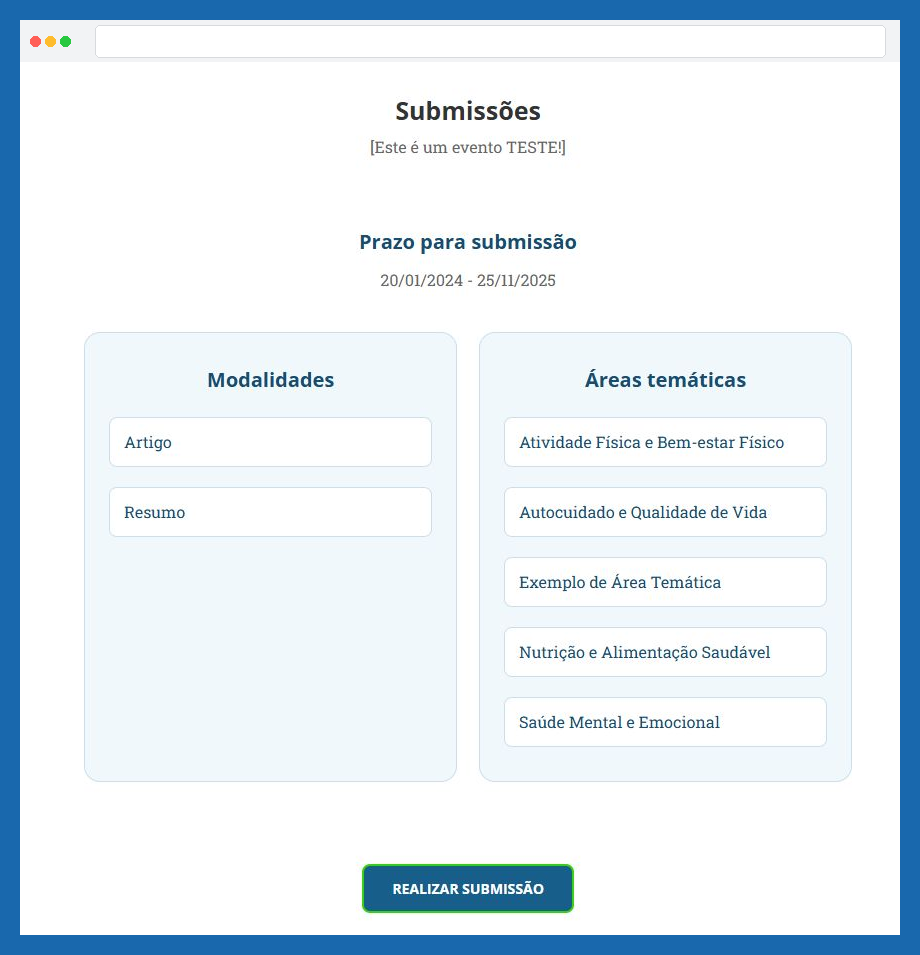 Painel em duas colunas
